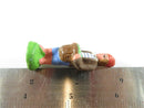 Small Painted Clay Terra Cotta Man Holding basket Unsigned - Just Stuff I Sell