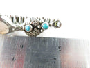 Sterling Turquoise Women's Navajo Watch Tips E. Becenti Artisan - Just Stuff I Sell