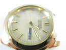 Citizen Eco Drive Gold Tone Watch Head E100-H25721 HSW Running Day Date - Just Stuff I Sell