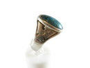 Old Circa 1940's Navajo Solitaire Turquoise Ring Fred Harvey Thunderbird Ring - Just Stuff I Sell