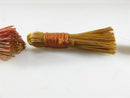 Grouping of 3 Miniature Hand Brooms with Corded Wraps 1 3/4", 1 1/2", 1 3/8" - Just Stuff I Sell