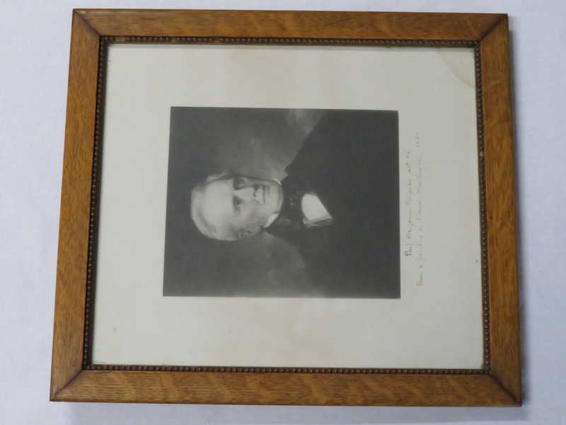Professor Benjamin Silliman Etching After Daniel Huntington Circa 1878 Framed