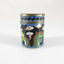 Blue Green Cloisonné Enamel & Brass Trinket Box Chinese Dragon, Fire Breathing Dragon product image for Just Stuff I Sell, clear front view, neutral background, original listing photo, optimized descriptive alt text, centered composition variant 5