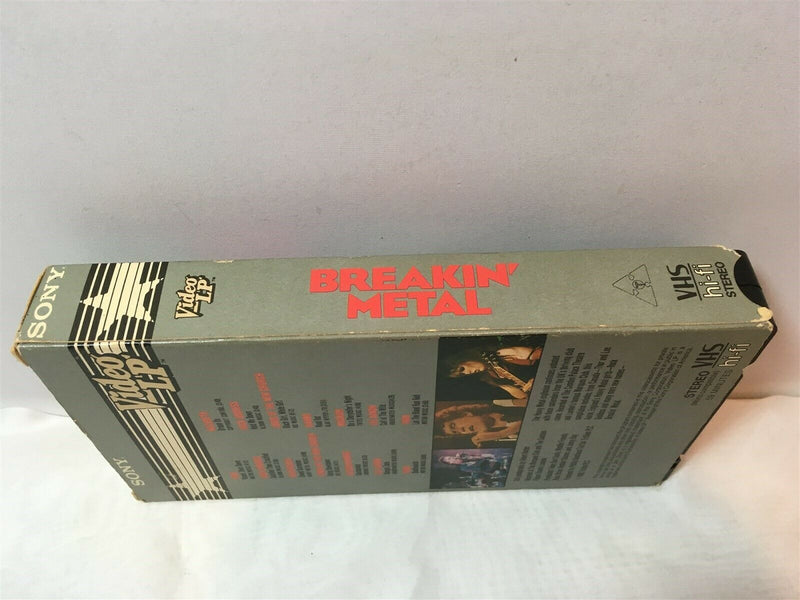 Rare Breakin' Metal Sony Video LP 59 Minute VHS Thor, Nazareth, DiAnno & More - Just Stuff I Sell