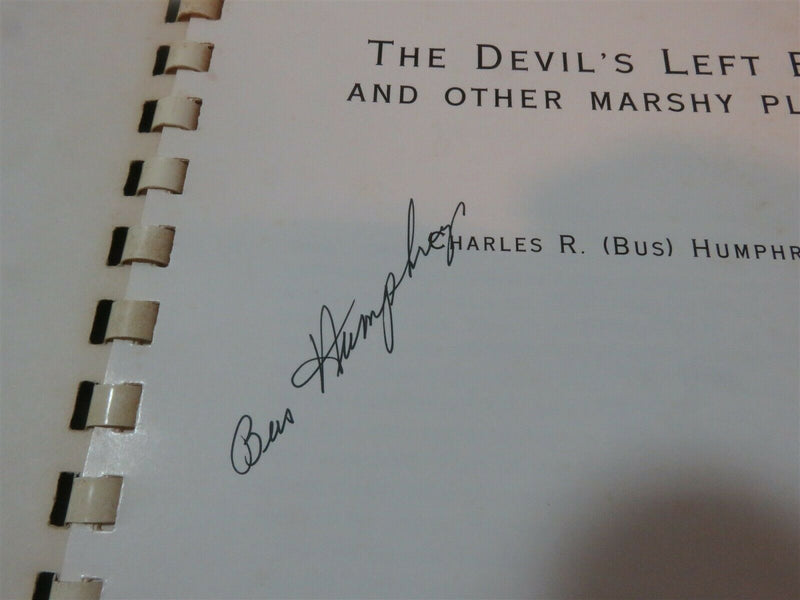 Rare The Devil's Ear and Other Marshy Places Charles Humphreys Signed 1989 1st - Just Stuff I Sell