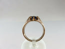 Stunning Rose Gold Blue Sapphire Solitaire Fancy Belcher Buttercup Setting - Just Stuff I Sell