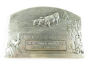 Circa 1913 Solid Silver Agriculture Award by Leo Laporte Blairsy Tablet Form - Just Stuff I Sell