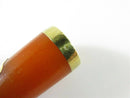 French 18K Gold Amber Colored Cigar Holder Cheroot Holder Cigar Tip - Just Stuff I Sell