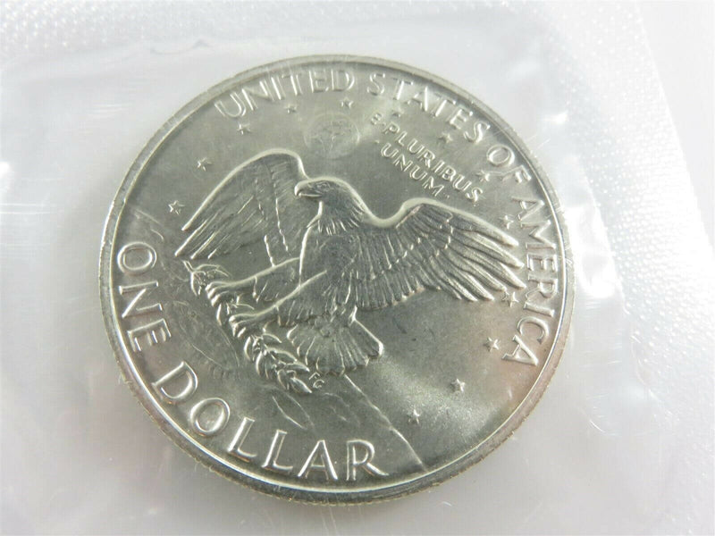 1972 S Uncirculated Eisenhower Dollar 40% Silver Ungraded Frosted Sheen - Just Stuff I Sell
