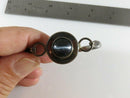 Lovely Vintage Taxco Mexico Sterling Silver Bracelet Black Glass Cabochon 7" - Just Stuff I Sell