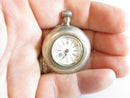Lovely Petite Lady Racine Engraved 935 Silver Pocket Watch For Parts/Repair - Just Stuff I Sell