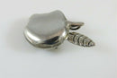 Taxco Apple Brooch 925 Sterling Silver Unique School Teacher Jewelry - Just Stuff I Sell