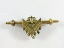 14K Yellow Gold Etruscan Revival Edwardian Pocket Watch Pin With Turquoise Dangles - Just Stuff I Sell