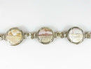 Antique Hand Carved Shell Grand Tour Souvenir Bracelet 800 Silver Sterling - Just Stuff I Sell