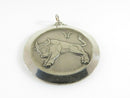 Large 1 1/2" Zodiac Taurus Sterling Silver Charm by JTC Fair Condition - Just Stuff I Sell