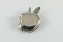 Taxco Apple Brooch 925 Sterling Silver Unique School Teacher Jewelry - Just Stuff I Sell
