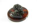 Circa 1860 Victorian Faux Tortoise Shell Cameo High Relief Male in Profile - Just Stuff I Sell