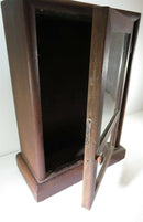 Antique Jewelers Display Cabinet Wood / Glass 13" x 8 1/4" x 4 1/4" - Just Stuff I Sell