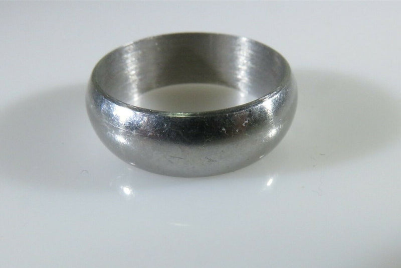 Men's Steel Comfort Fit Rounded Edge Ring Band Size 10.5 - Just Stuff I Sell