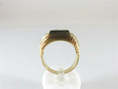 14K Yellow Gold 1/2 Carat Diamond Solitaire Men's Ring Size 8.75 Mid Century - Just Stuff I Sell
