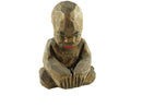 Rare Hand Painted Carved Folk Art by Adrian R Woodall African American Baby - Just Stuff I Sell