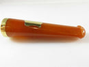 French 18K Gold Amber Colored Cigar Holder Cheroot Holder Cigar Tip - Just Stuff I Sell