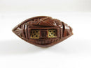 Miniature Hand Carved Chinese Hediao Nut Bone Windows Open 1 5/8" - Just Stuff I Sell