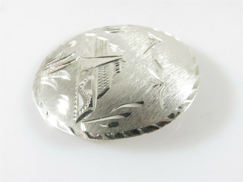 Vintage Eagle Mayan Pyramid Tourist Brooch Signed Artisan 2" Taxco Sterling - Just Stuff I Sell