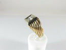 14K Yellow Gold 1/2 Carat Diamond Solitaire Men's Ring Size 8.75 Mid Century - Just Stuff I Sell