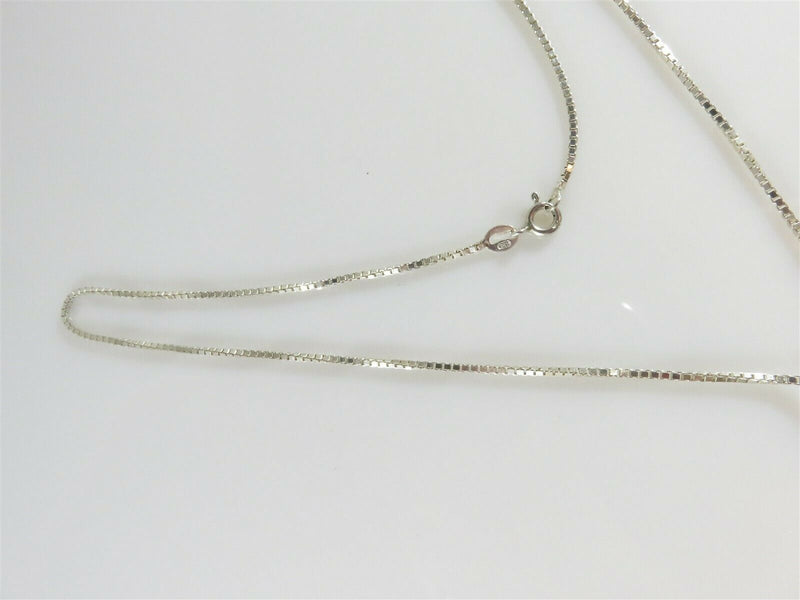 Unusual 3D Apple Pendant with 20" Box Chain Sterling Silver Necklace - Just Stuff I Sell