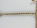 Antique K&S Gold Filled Pocket Watch Chain with Faux Tiger Claw FOB - Just Stuff I Sell