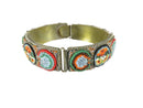 Vintique Micro Mosaic Floral Bracelet 7 3/4" ID Lovely Grand Tour Style Souvenir — Jewelry & Watches:Vintage & Antique Jewelr