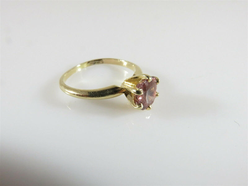 14K Yellow Gold Raised Prong Setting Engagement Setting For Repurpose Size 4.75 - Just Stuff I Sell