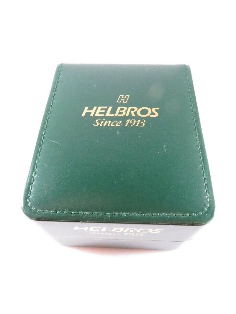 Men's Helbros Quarts 8362 Brushed Metal Wrist Watch in Running Order - Just Stuff I Sell