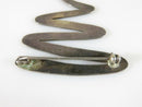 Abstract Picasso Brooch Taxco Style Sterling Silver Large Zig/Zag Design - Just Stuff I Sell