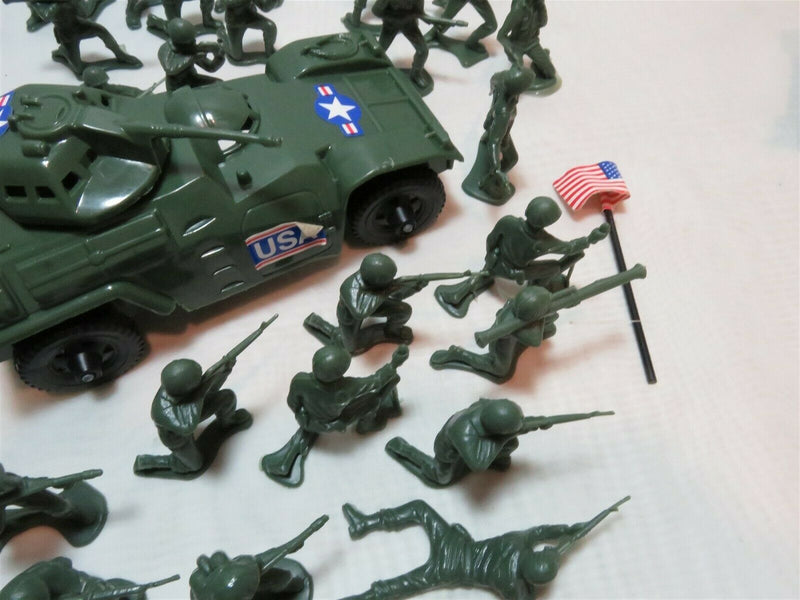 Process Plastic Co Green Army & Tan Army Play Set Grouping - Just Stuff I Sell