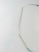 Liquid Silver Southwestern Dream Weaver Single Feather 16" Necklace - Just Stuff I Sell