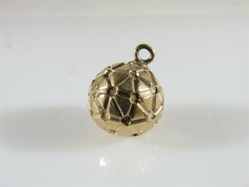 Unusual Victorian Gold Filled Geometric Ball Rose Gold Watch Fob or Charm - Just Stuff I Sell