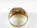 14K Yellow Gold 1/2 Carat Diamond Solitaire Men's Ring Size 8.75 Mid Century - Just Stuff I Sell