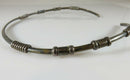 Sterling Silver Choker Taxco Mexico Style Wire Wrap Solid Silver Choker - Just Stuff I Sell