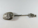 Antique Dutch Silver Decorative Spoon with Bird Finial Amsterdam Coat of Arms - Just Stuff I Sell