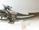 Dragon on Feet Fantasy Sword Medieval Metal 24" TL Man Cave Cool Display - Just Stuff I Sell