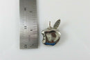 Taxco Apple Brooch 925 Sterling Silver Unique School Teacher Jewelry - Just Stuff I Sell