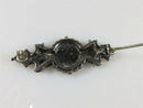 Antique Sweetheart Pin Victorian Sterling Silver Forget-Me-Not Anchor Pansy - Just Stuff I Sell