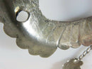 Antique Hand Stamped Silver Turquoise Navajo Hair Pin Hair Clip Hair Barrett Bun - Just Stuff I Sell