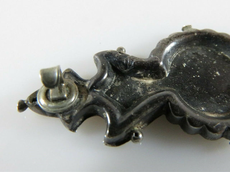 Antique Sweetheart Pin Victorian Sterling Silver Forget-Me-Not Anchor Pansy - Just Stuff I Sell