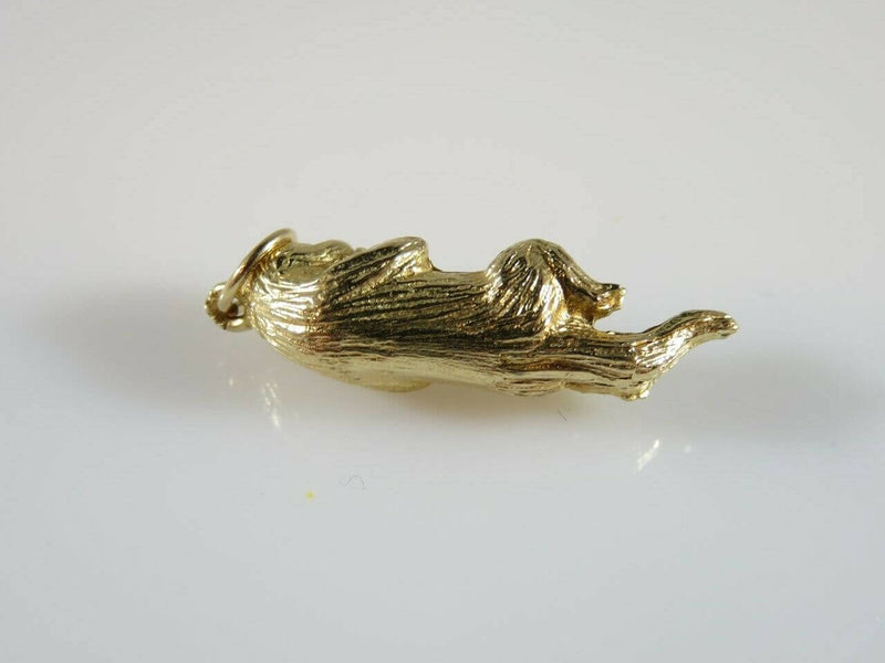 Heavy 3D Laughing Otter Alaska 14K Yellow Gold Travel Charm/Pendant - Just Stuff I Sell