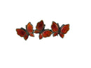 Vintage Meka Sterling Denmark Orange Enamel Butterfly Scarf Pin Scandinavian Pin — Jewelry & Watches:Fine Jewelry:Fine Pins &