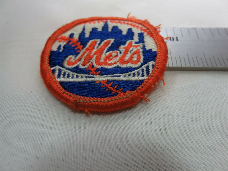 Vintage Circa 70's 2" Round Mets Baseball Patch - Just Stuff I Sell