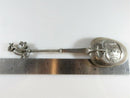 Antique Dutch Silver Decorative Spoon with Bird Finial Amsterdam Coat of Arms - Just Stuff I Sell